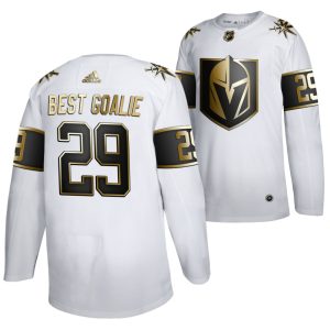 Marc-Andre Fleury 2021 Best Goalie Vezina Trophy Vegas Golden Knights Trikot #29 Weiß